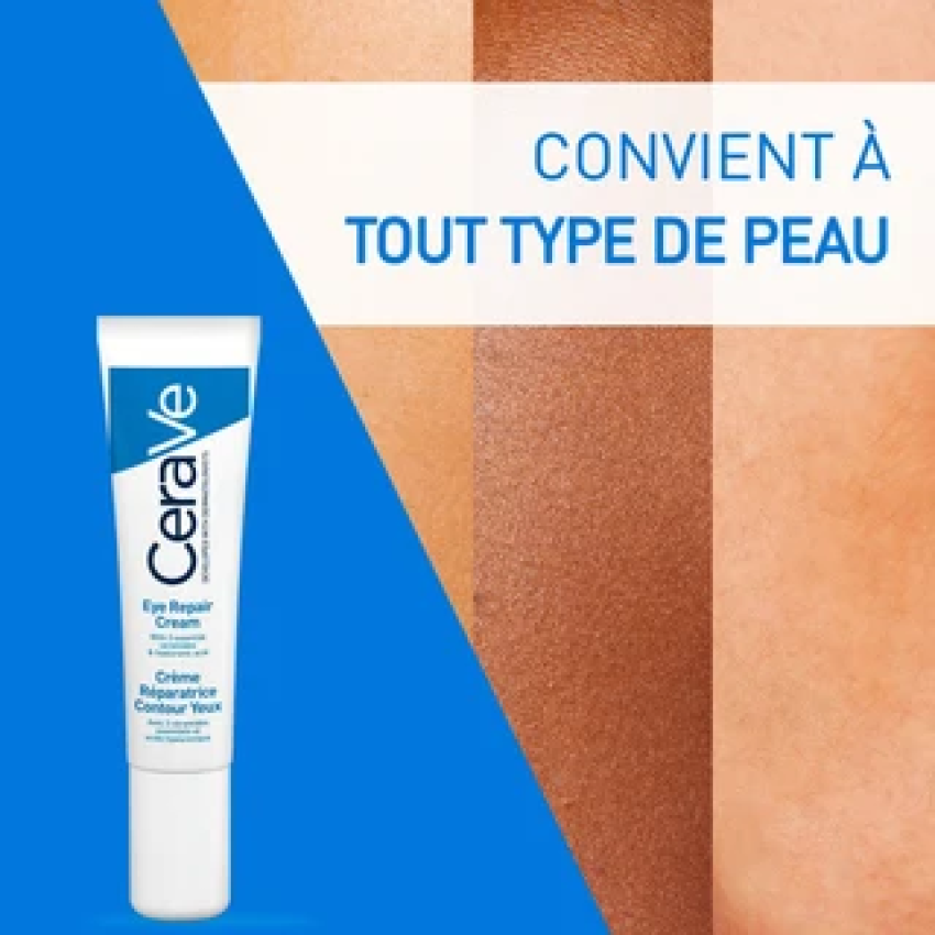 CeraVe Crème Réparatrice Contour Yeux – 14ml
